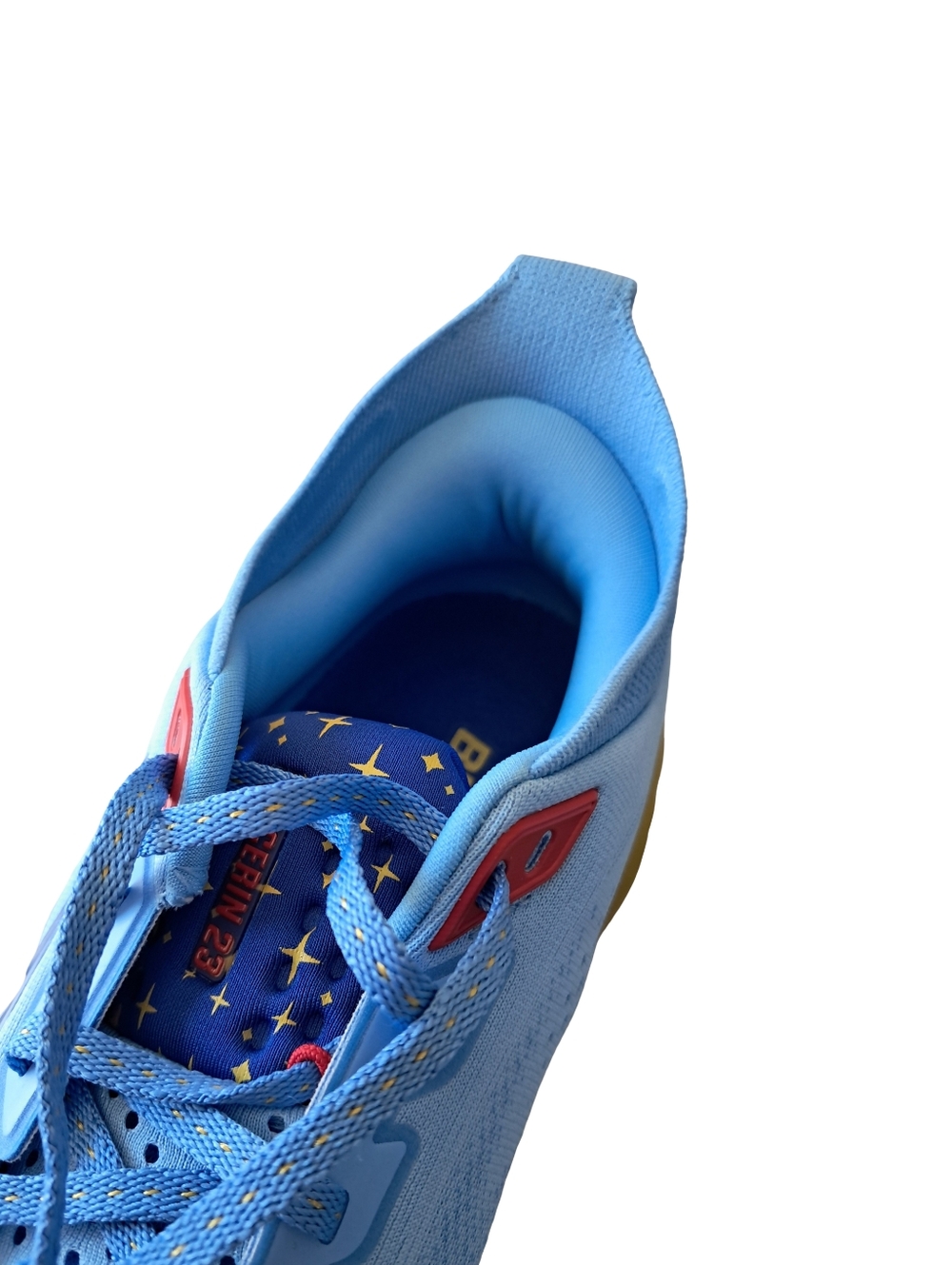 Brooks Glycerin 23 X Disney Genie Aladdin Mens Running Shoes Size 10.5 Blue Gold - Picture 7 of 10